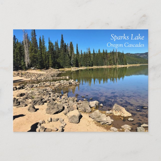 Carte Postale Lac Sparks, OR (Devant)