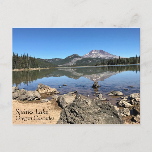 Carte Postale Lac Sparks, Oregon (Devant)