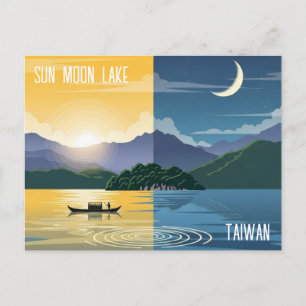Carte Postale Lac Sun Moon Taïwan
