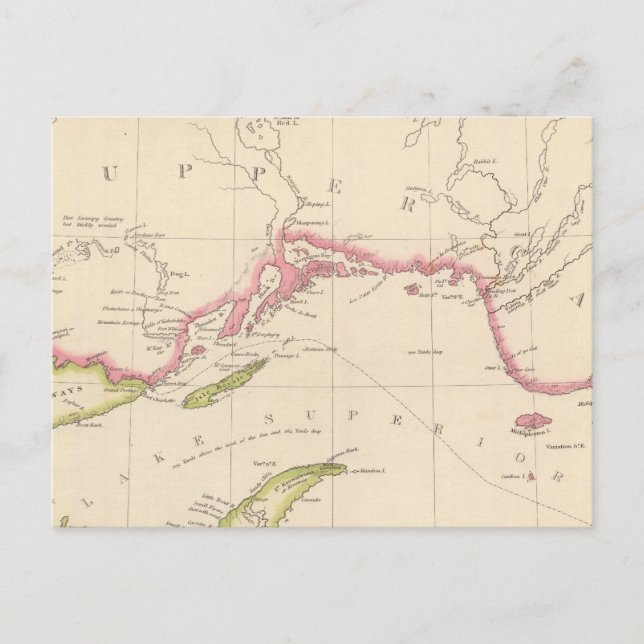 Carte Postale Lac Supérieur (Devant)