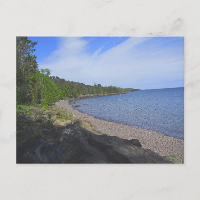 Carte Postale Lac Supérieur, Duluth MN (Devant)