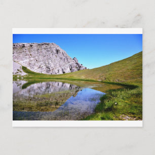 Carte Postale Lac sur un sommet de montagne