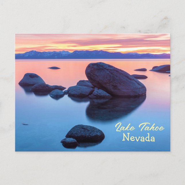 Carte Postale Lac Tahoe (Devant)