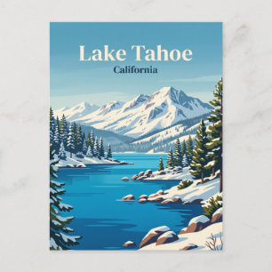 Carte Postale Lac Tahoe, Californie, États-Unis