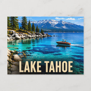 Carte Postale Lac Tahoe Californie Nevada Lac alpin Voyage 🏔