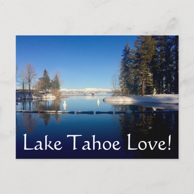 Carte Postale Lac Tahoe Love (Devant)