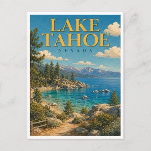 Carte Postale Lac Tahoe Nevada Sand Harbor GeoSaga