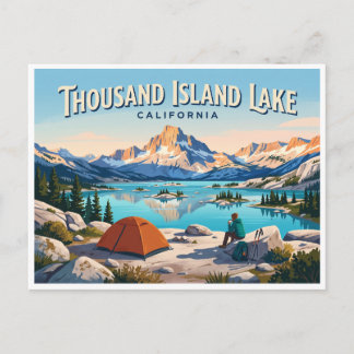 Carte Postale Lac Thousand Island Mammoth Lakes Californie