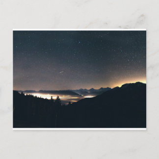 Carte Postale Lac Thun, Suisse & Starry Sky