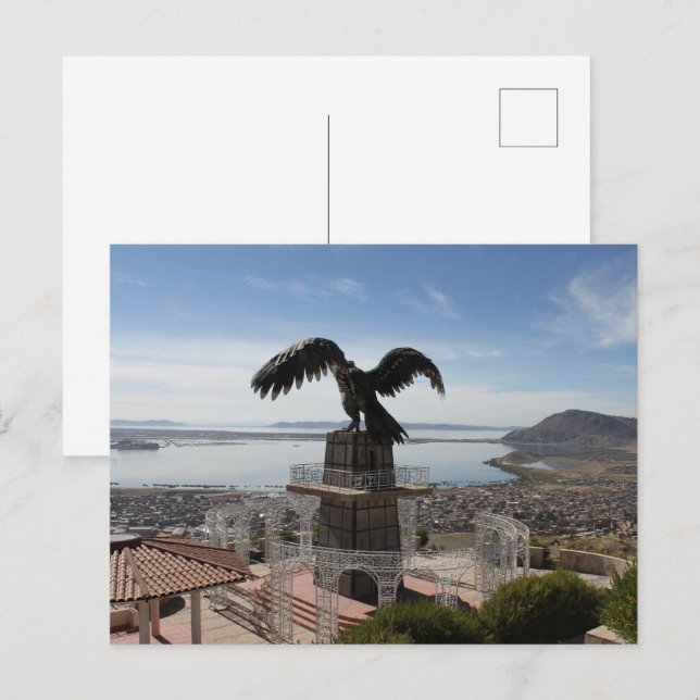 Carte Postale Lac Titicaca Puno Pérou (Devant / Derrière)