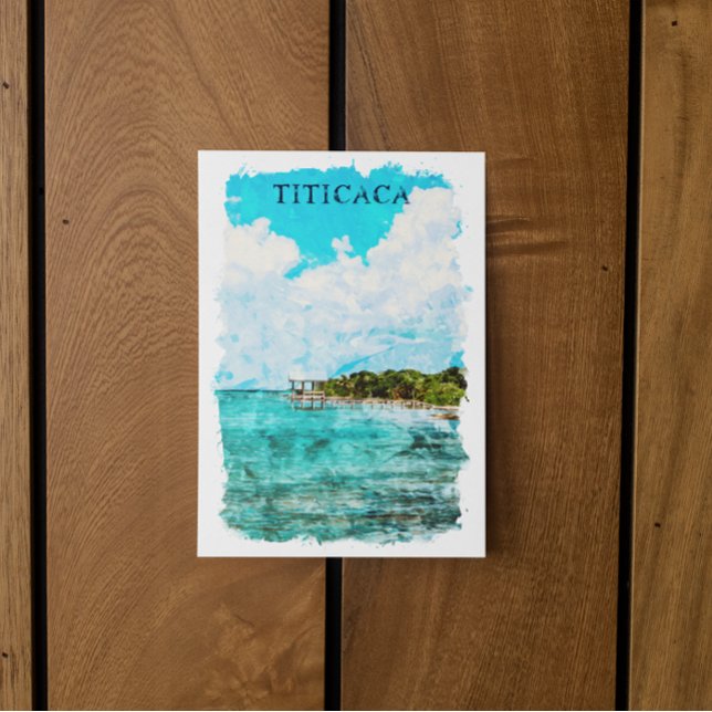 Carte Postale Lac Titicaca Voir Voyage (titicaca lake postcard)