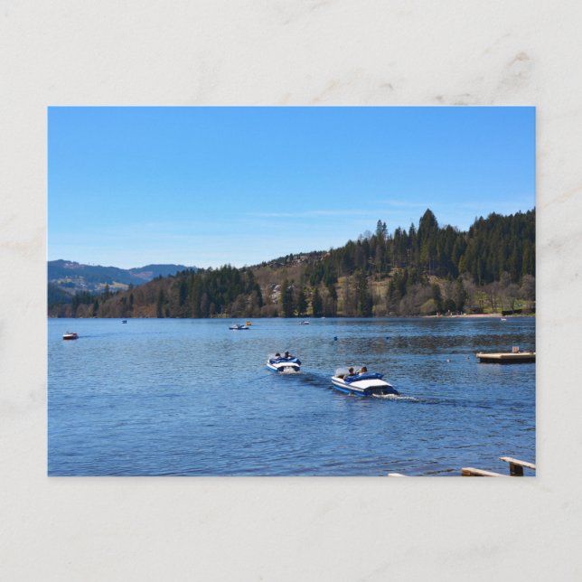 Carte Postale Lac Titisee dans la Forêt Noire (Devant)
