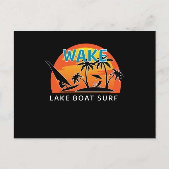 Carte Postale Lac Wake (Devant)