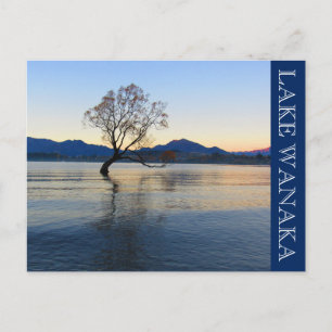 Carte Postale lac wanaka blues