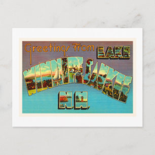 Carte Postale Lac Winnipesaukee Souvenir de voyage au New Hampsh