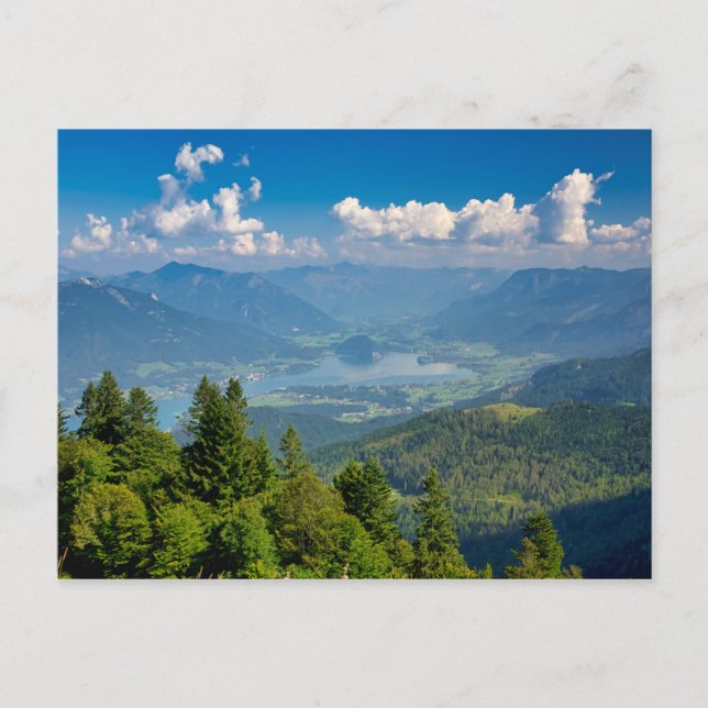 Carte Postale Lac Wolfgang Autriche (Devant)
