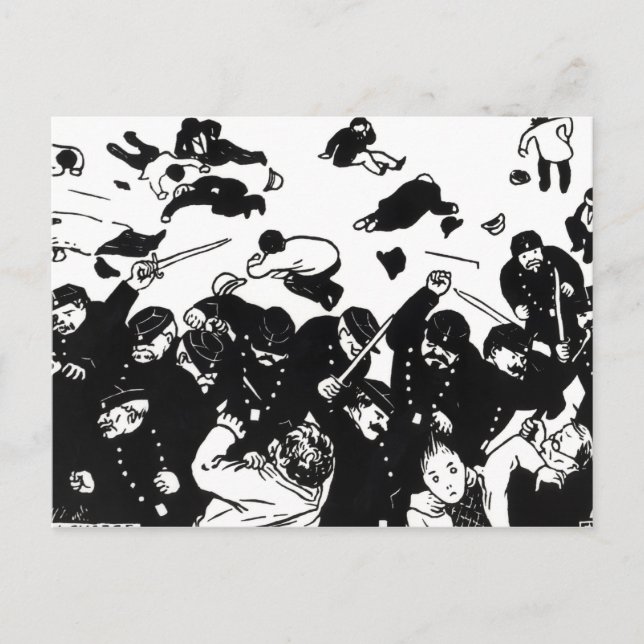 Carte Postale L'accusation, 1893 (Devant)