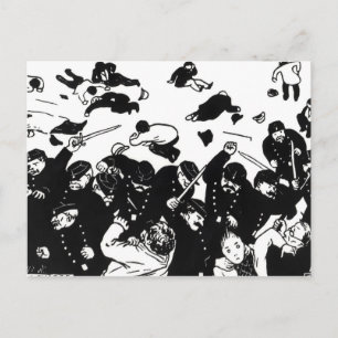 Carte Postale L'accusation, 1893