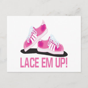 Carte Postale Lace Em Up