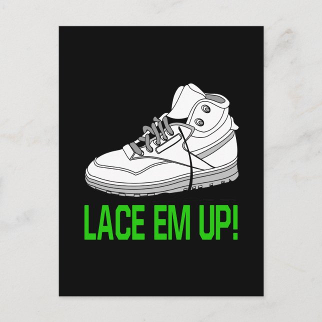Carte Postale Lace Em Up (Devant)