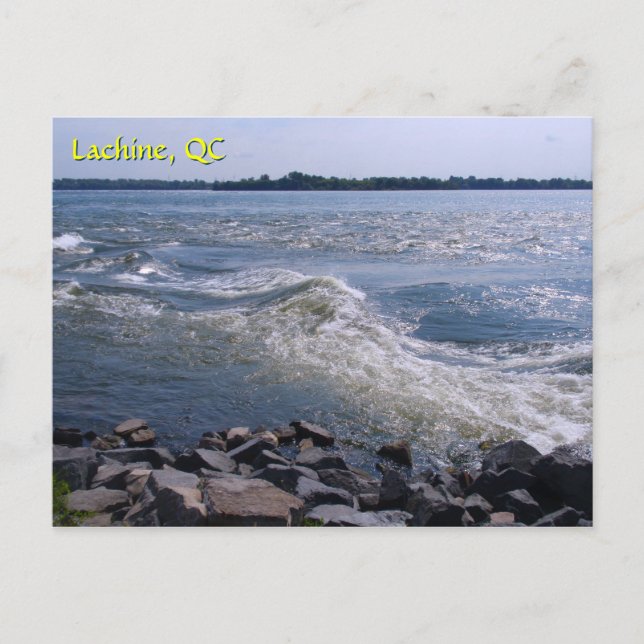 Carte Postale Lachine Rapids Vague Constante (Devant)