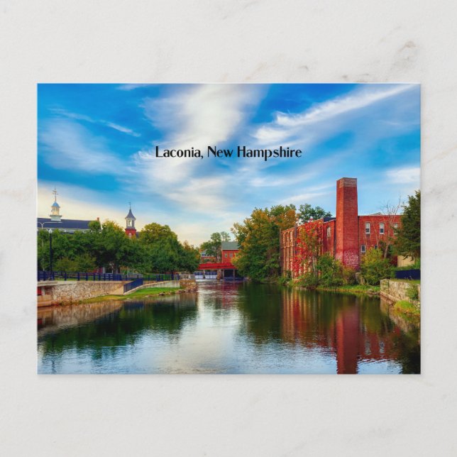 Carte Postale Laconia, New Hampshire (Devant)