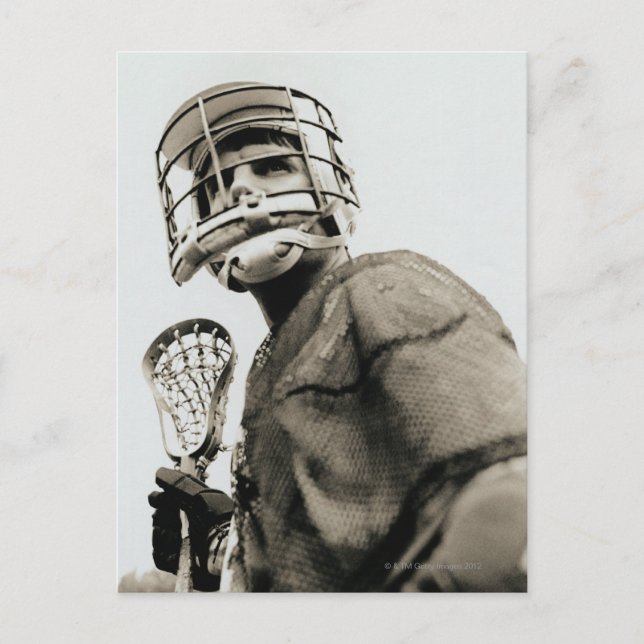 Carte Postale Lacrosse Goalkeeper (Devant)