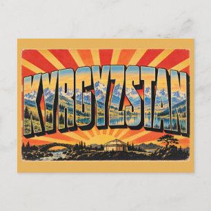 Carte Postale Lacs alpins du Tien Shan au Kirghizistan Voyage vi
