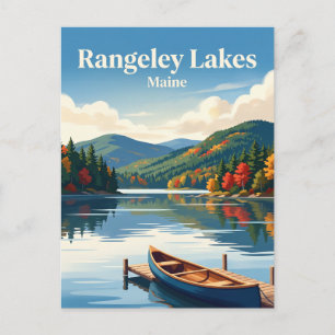 Carte Postale Lacs Rangeley Maine