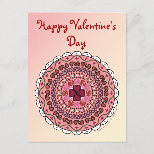 Carte postale Lacy Valentine's Day (Devant)