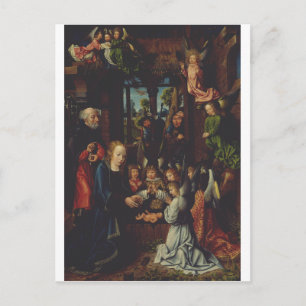 Carte Postale L'Adoration de l'Enfant Christ