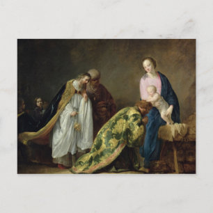 Carte Postale L'Adoration des Mages, 1638