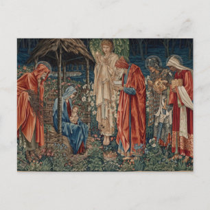 Carte Postale L'adoration des Mages par Edward Burne-Jones