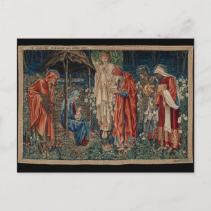 Carte Postale L'Adoration des Mages (par Edward Burne-Jones)