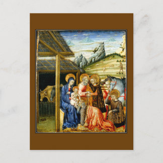 Carte Postale L'Adoration des Mages par Giovanni di Paolo