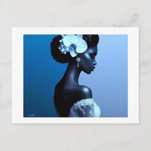 Carte postale Lady Blue