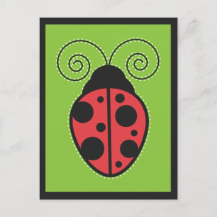 Carte Postale Lady Bug