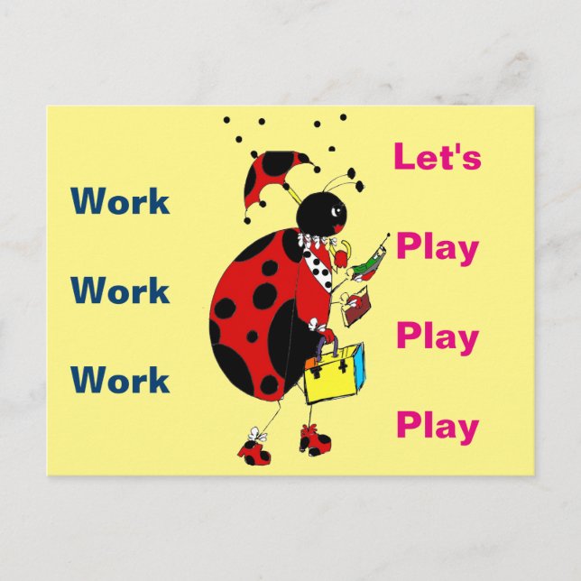 Carte Postale Lady Bug (Devant)