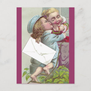 Carte Postale Lady Coyly se défend