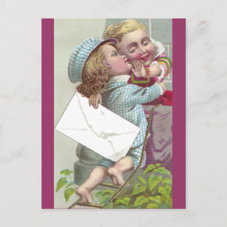 Carte Postale Lady Coyly se défend