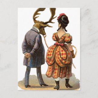 Carte Postale Lady Dirigeant Son Elk-man