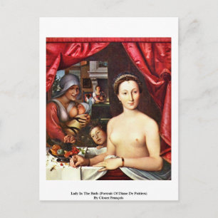 Carte Postale Lady In The Bath (Portrait De Diane De Poitiers)