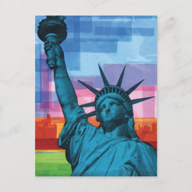 Carte Postale Lady Liberty (Devant)