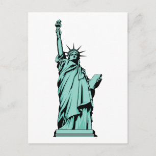 Carte Postale Lady Liberty
