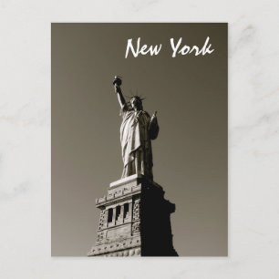 Carte Postale Lady Liberty (B&W)