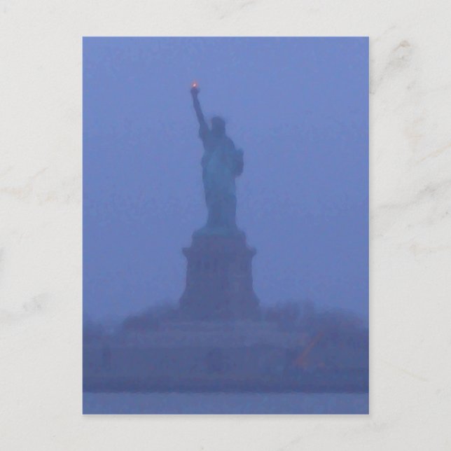 Carte Postale Lady Liberty La Statue de la Liberté USA 4 juillet (Devant)