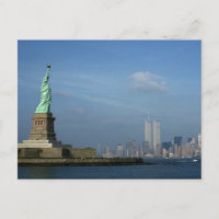 Lady Liberty & Twin Towers World Trade Center NYC