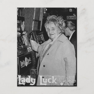 Carte Postale Lady Luck