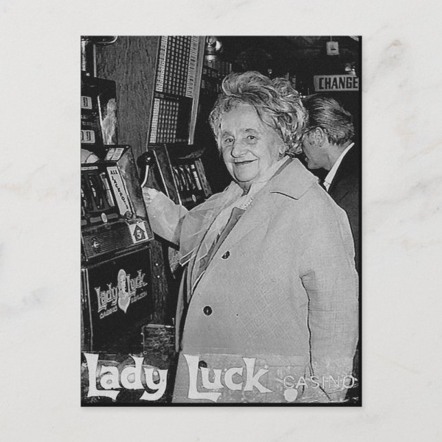 Carte Postale Lady Luck (Devant)