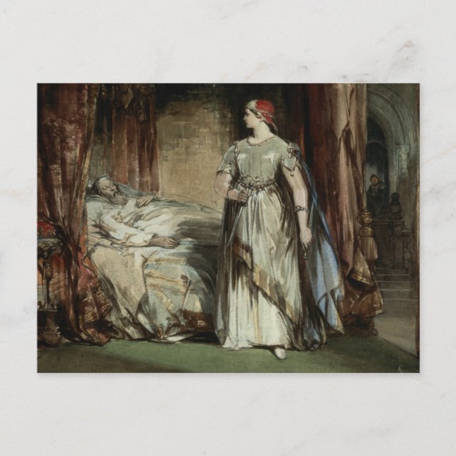 Carte Postale Lady Macbeth, 1850 (Devant)
